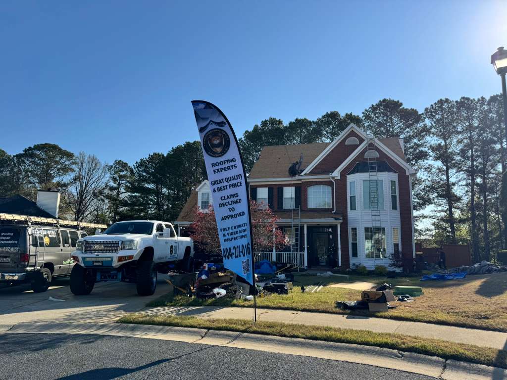 Storm Damage project in Dunwoody, GA by Professional Edge Roofing LLC